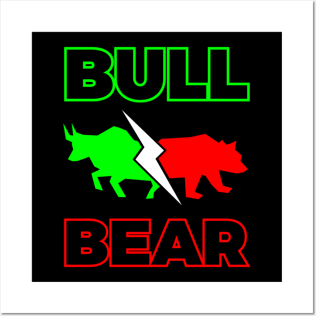 BULL AND BEAR Wall Art by Craftycarlcreations